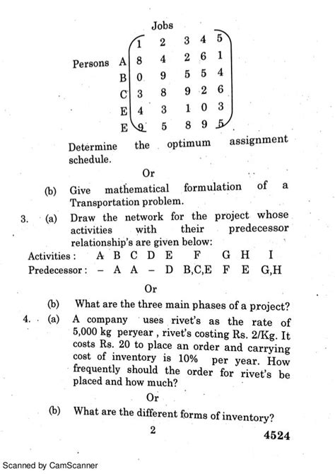 Quantitative Methods Mba Questions And Answers Reader