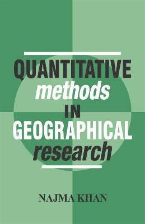 Quantitative Methods in Geographical Research PDF