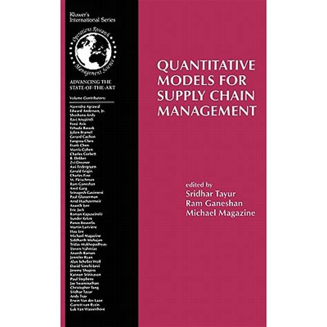 Quantitative Models for Supply Chain Management 1st Edition Kindle Editon