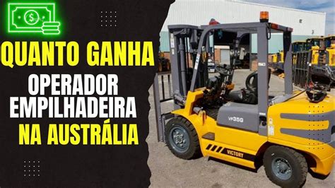 Quanto ganha um operador de empilhadeira?