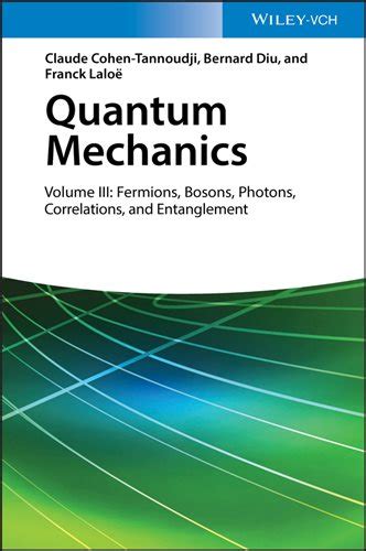 Quantum Mechanics Claude Cohen Tannoudji Solution Epub