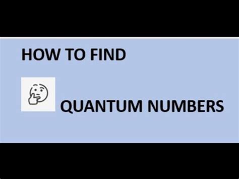 Quantum Numbers Calculator: Unraveling the Secrets of Atomic Structure