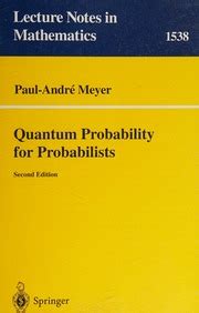 Quantum Probability for Probabilists 2nd Edition Epub