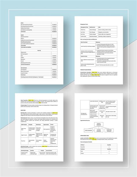 Quarterly Business Plan Template