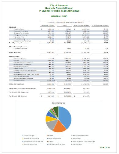 Quarterly Financial Statements