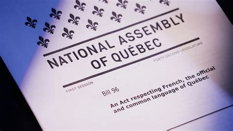 Quebec Bill 96: Unlocking the Gateway to Enhanced Language Protection and Growth