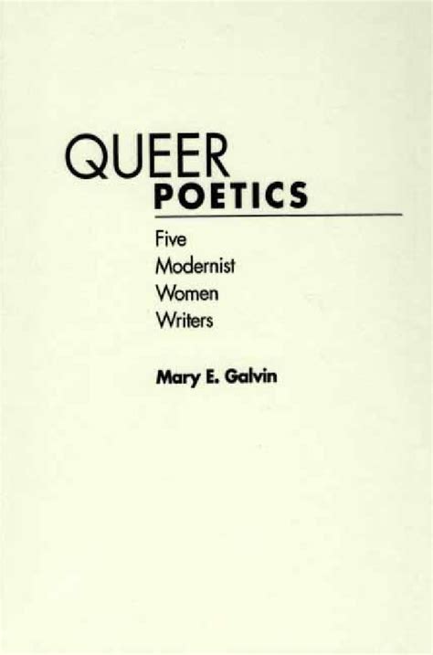 Queer Poetics Five Modernist Women Writers Epub