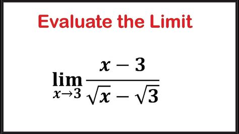 Question 1: Limit Evaluation