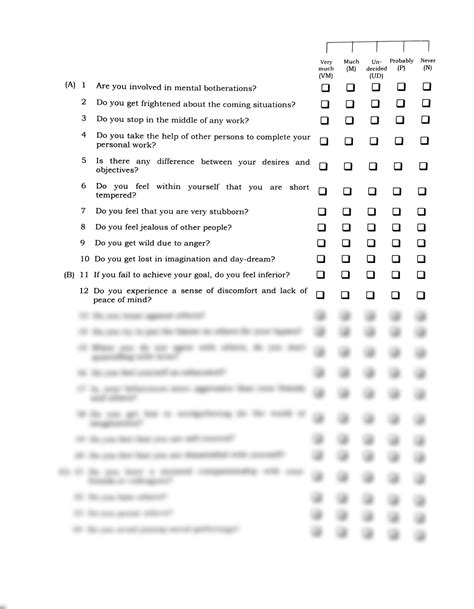 Questionnaire On Emotional Maturity By Bhargava Ebook Doc