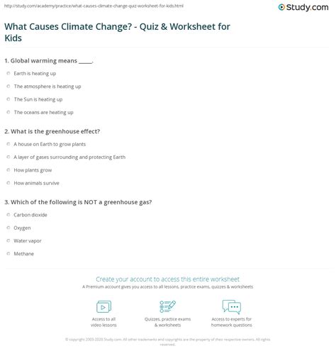 Questions And Answers About Climate Change PDF