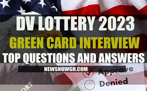 Questions And Answers About The Dv 2012 Green Card Lottery Doc