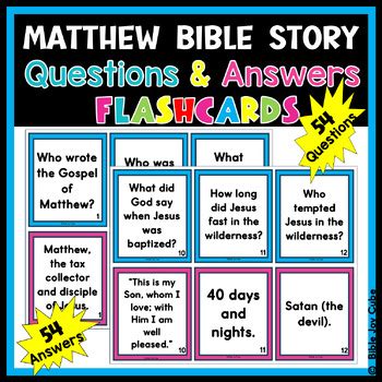 Questions And Answers On The Book Of Matthew PDF