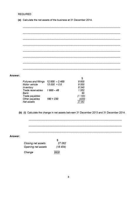 Questions Answers Of Sole Trader PDF