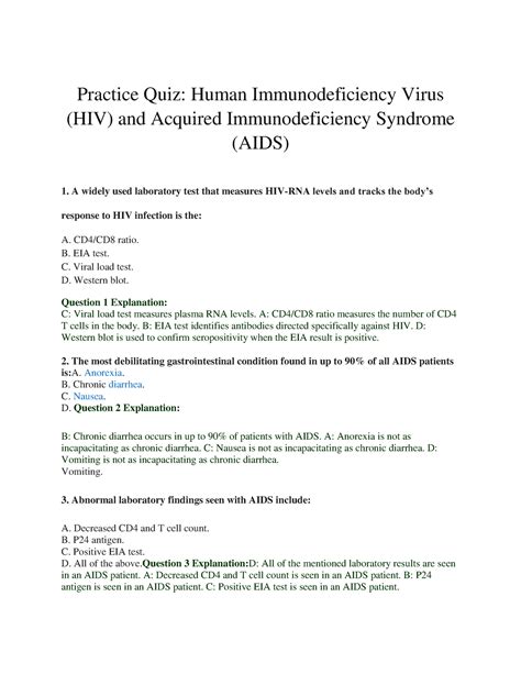 Questions Answers The Ada And Persons With Hivaids Doc