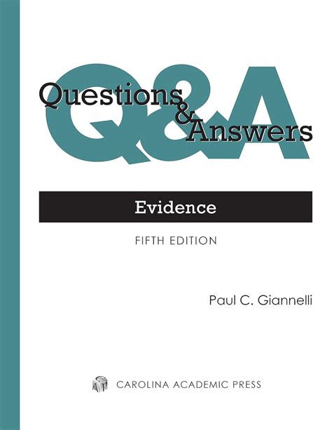 Questions and Answers Evidence Kindle Editon