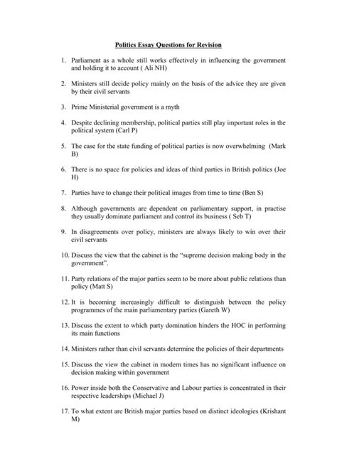 Questions of the day No XLIX Essays on Practical Politics Doc