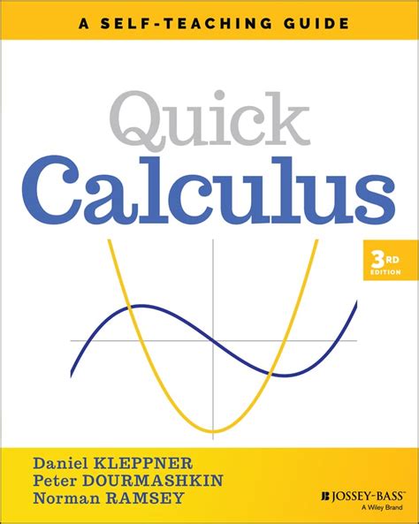 Quick Calculus A Self-Teaching Guide PDF