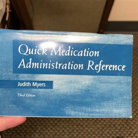 Quick Medication Administration Reference Epub
