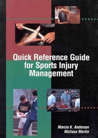 Quick Reference Guide for Sport Injury Management Reader