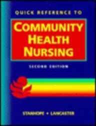 Quick Reference to Community Health Nursing PDF