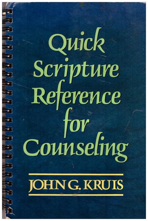 Quick Scripture Reference for Counseling Reader