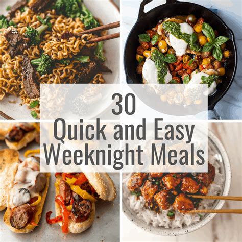 Quick and Effortless Weeknight Options