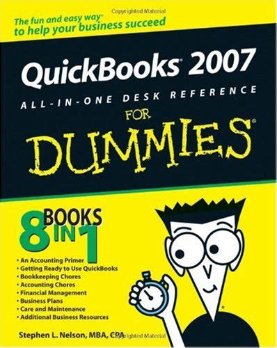 QuickBooks 2007 All-in-One Desk Reference For Dummies PDF