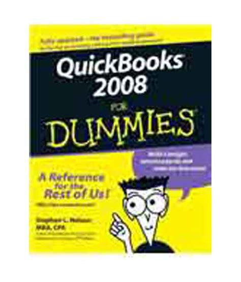 QuickBooks 2008 For Dummies Kindle Editon