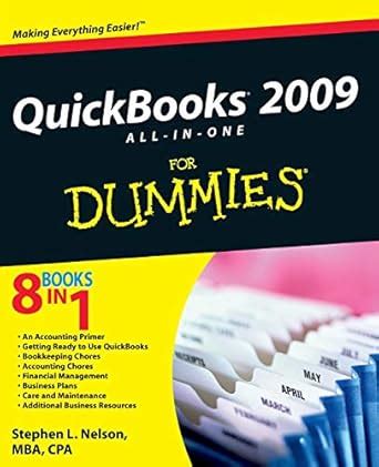 QuickBooks 2009 For Dummies 16th sixteenth edition Doc