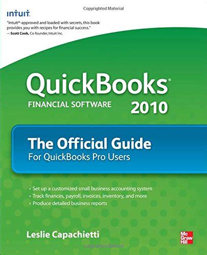 QuickBooks 2010 The Official Guide Quicken Press Reader