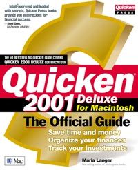 Quicken 2001 for Macintosh Kindle Editon