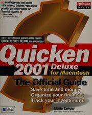 Quicken 2001 for Macintosh Kindle Editon