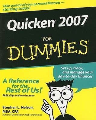 Quicken 2007 For Dummies Kindle Editon