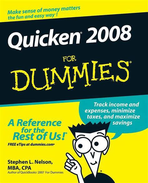 Quicken 2008 For Dummies Epub