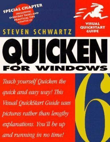 Quicken 6 For Windows Visual Quickstart Guide Reader