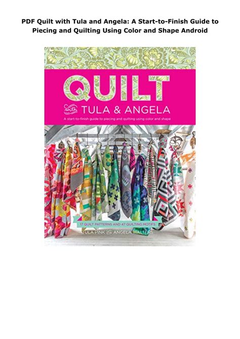 Quilt Tula Angela Start   Finish Kindle Editon