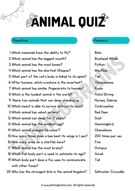 Quiz Questions And Answers For Kids 2013 Epub