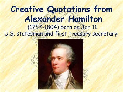 Quotations by Alexander Hamilton Kindle Editon