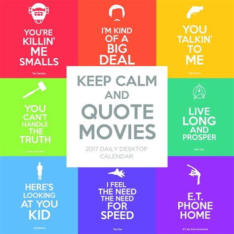 Quote Movies Daily Desktop Calendar Kindle Editon