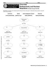 RADIOACTIVITY AND NUCLEAR REACTIONS CONCEPT MAP ANSWERS Ebook Reader