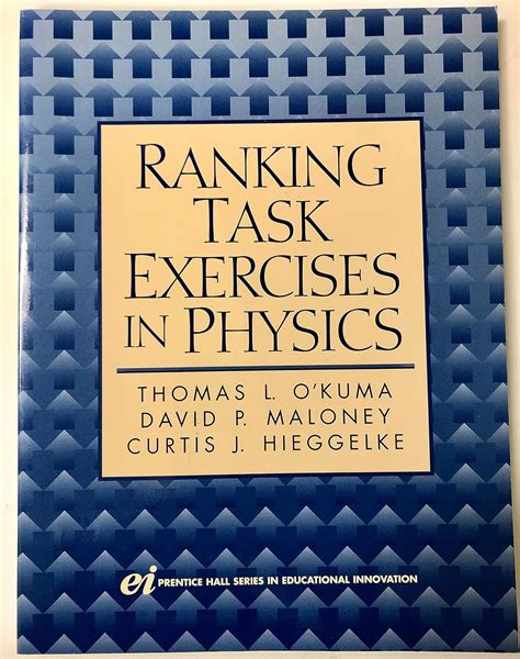 RANKING TASK EXERCISES IN PHYSICS SOLUTIONS MANUAL Ebook Doc