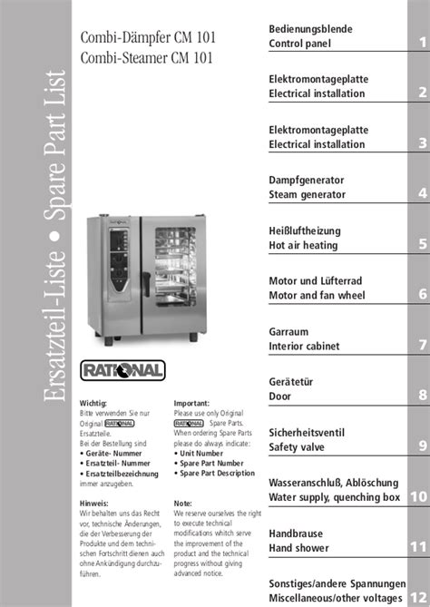 RATIONAL CM101 MANUAL Ebook PDF