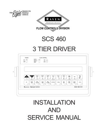 RAVEN SCS 460 MANUAL Ebook Doc