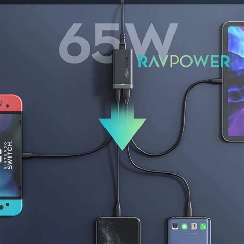 RAVPower Portable Technology Smartphones more Blue Doc