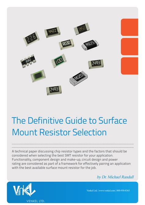 RCA06031K00FKEA: A Comprehensive Guide to Understanding and Using This Ultra-Precise Surface Mount Resistor