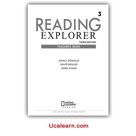 READING EXPLORER 3 ANSWER KEY PDF Epub