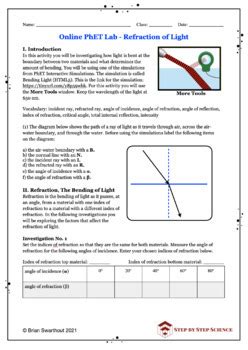 REFRACTION PHET LAB ANSWER KEY Ebook Kindle Editon