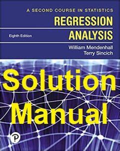 REGRESSION ANALYSIS BY EXAMPLE SOLUTIONS INSTRUCTOR MANUAL Ebook Doc