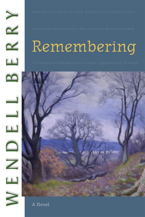REMEMBERING BY WENDELL BERRY Ebook Epub