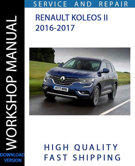 RENAULT KOLEOS WORKSHOP MANUAL Ebook Reader